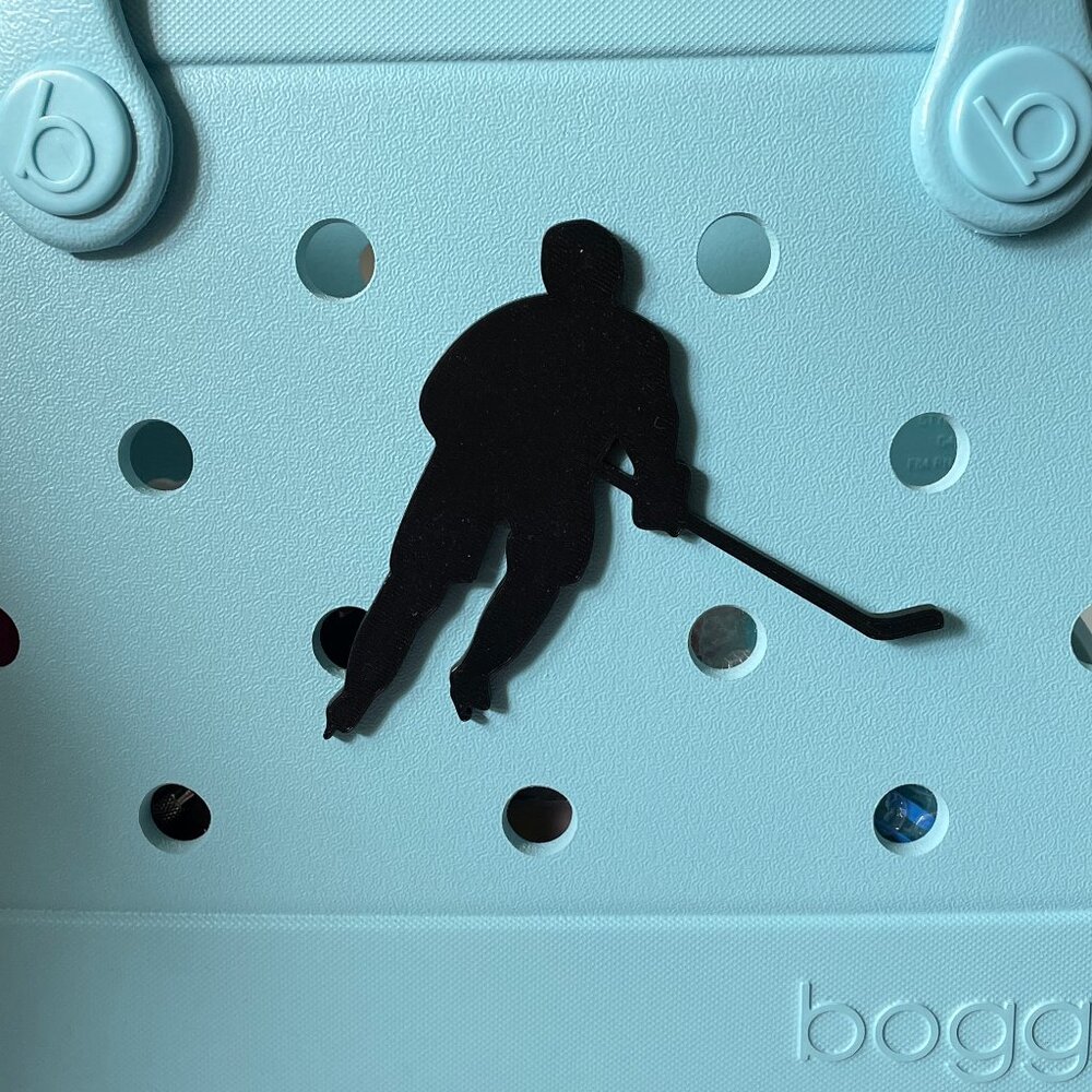 Ice Hockey Bogg Charm-Hockey Bogg Charm-New!